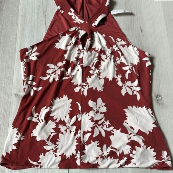 NWT WHBM Halter Criss Cross Top - Picture 3 of 3